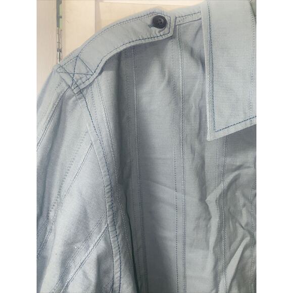 Calvin Klein Men’s Long Sleeve Shirt Button Up Modern Fit Button Sz Medium - Picture 4 of 5